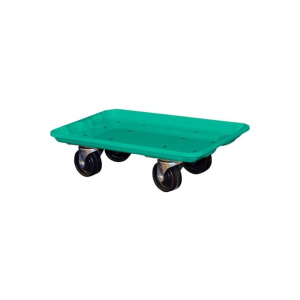 Mfg Tray Molded Fiberglass Toteline Dolly 780238 for 17-7/8" x10"-5/8" x 5" Tote, Green 7802385170 - main